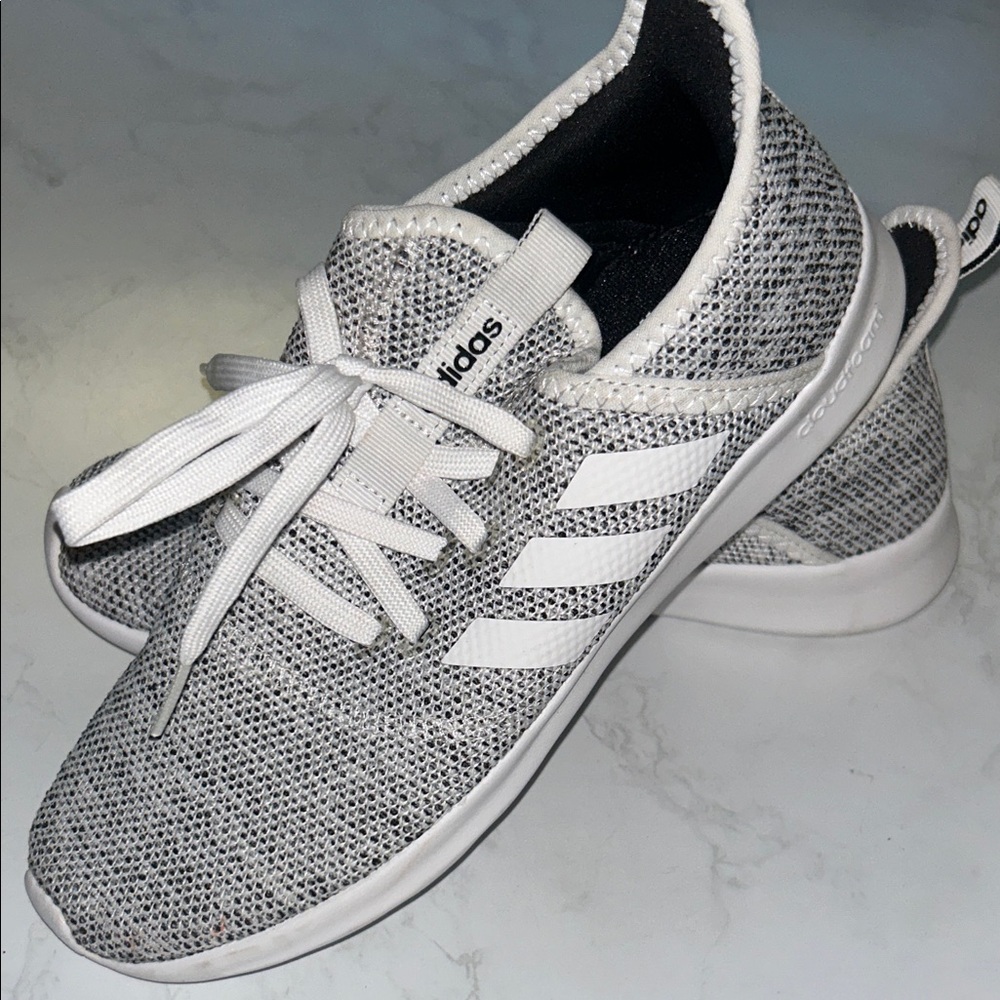 Adidas Knit Gray and White Trainers NEW